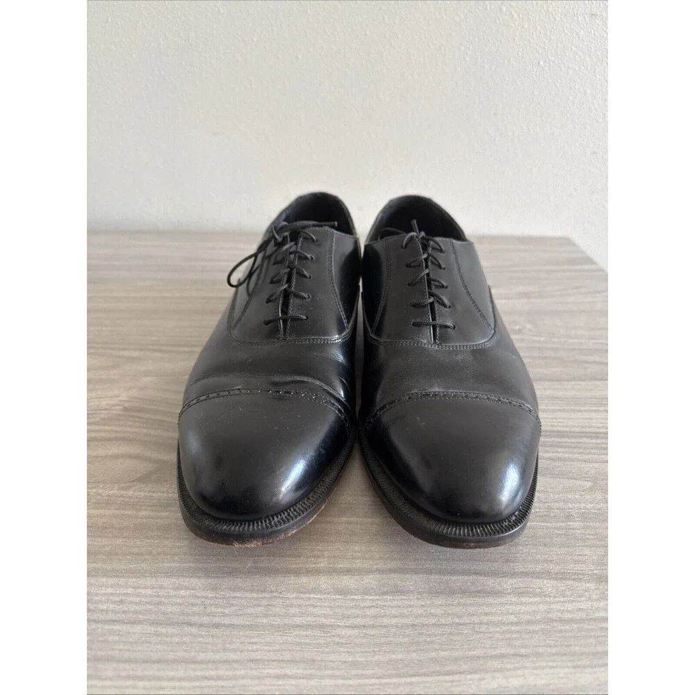 Florsheim Imperial Wing Tip‎ Dress Shoes Black Leather Men’s Size 11 Vintage